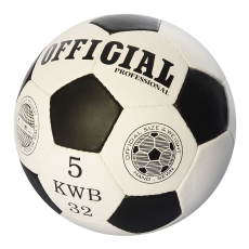 М'яч футбольний OFFICIAL 2500-200 (30шт) размер5,ПУ,1,4мм,32панелі,ручн.робота,420-430г,в кульку